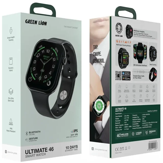 Green Lion Ultimate 46 Smart Watch 2.01" IPS